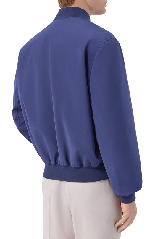 Бомбер Brunello Cucinelli MM4796564 Синий  MM4796564 Фото 4