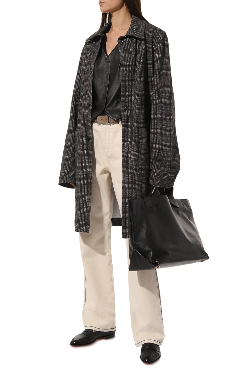 Кожаные пенни-лоферы SANTONI, арт. WUSF59962HAFSSW6N01, фото 2