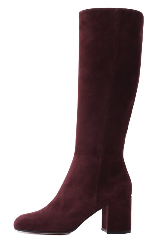 Замшевые сапоги Joelle 70 Gianvito Rossi G80293.70RIC.C45B0UR Бордовый  G80293.70RIC.C45B0UR Фото 4