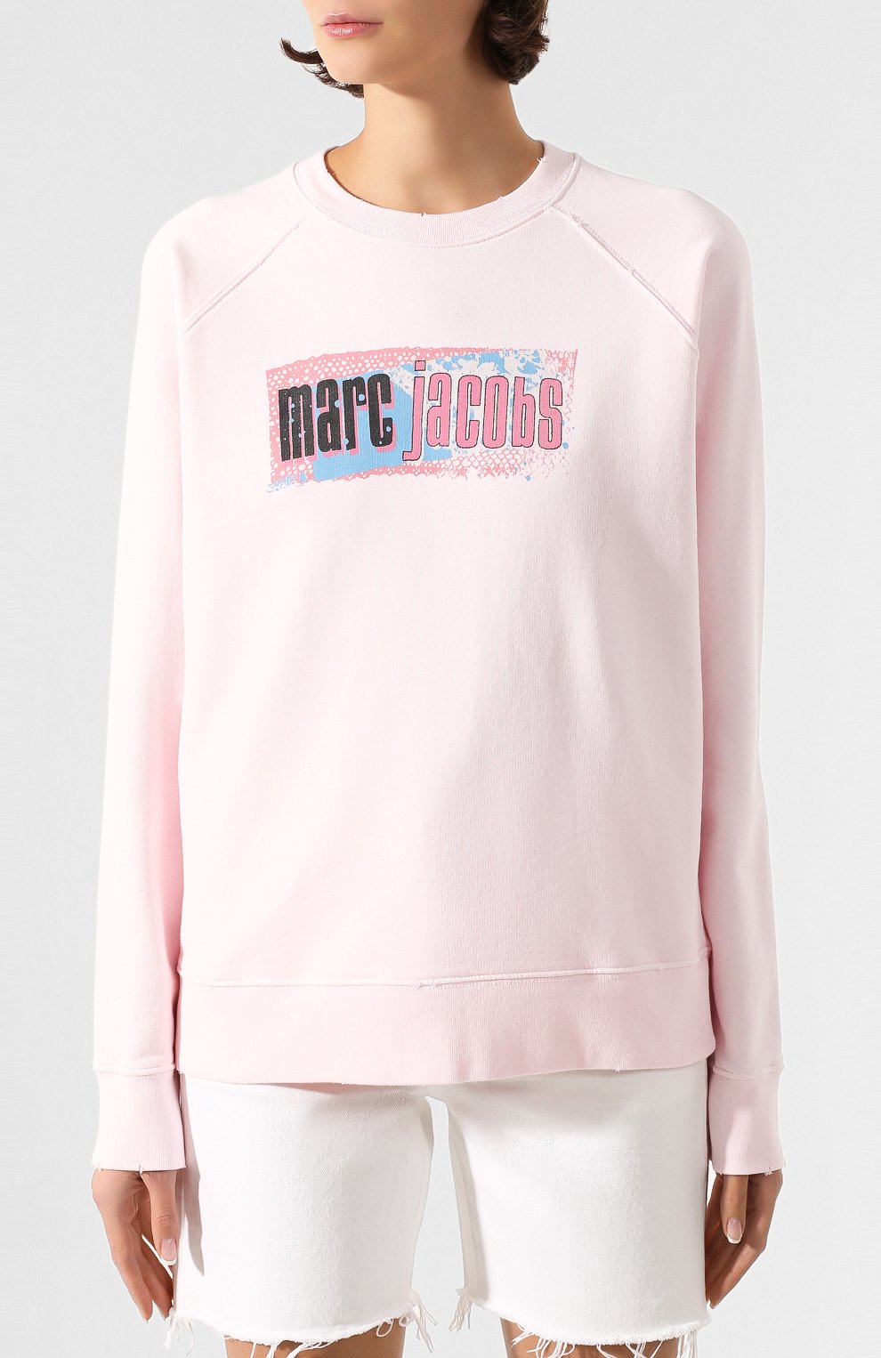 Хлопковый свитшот MARC JACOBS (THE) розового цвета по цене 21000 руб., арт. C6000042, фото 3 Хлопковый свитшот MARC JACOBS (THE), арт. C6000042, фото 3