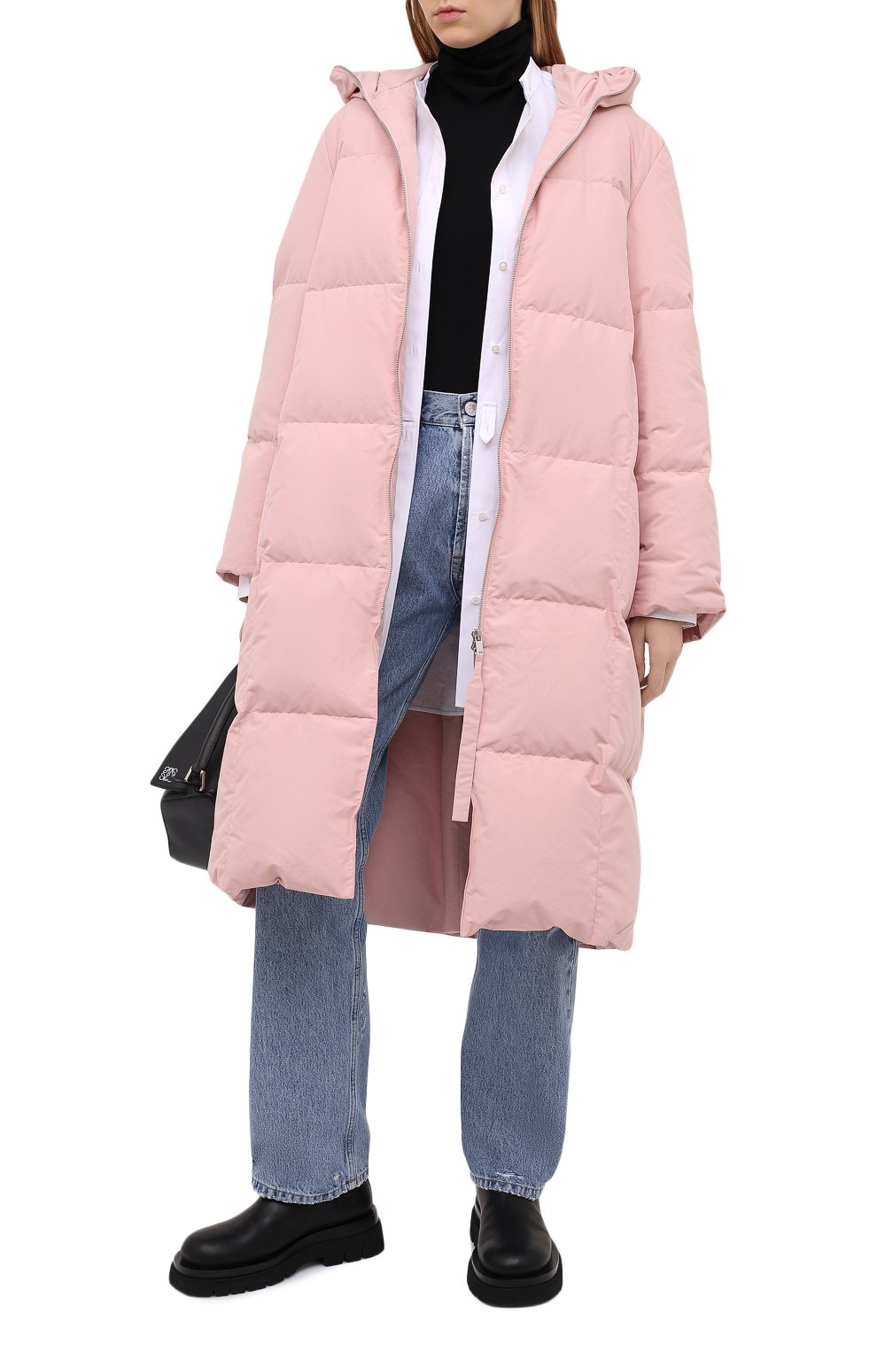 Пуховик JIL SANDER розового цвета по цене 216000 руб., арт. JPPR441594-WR440900, фото 2 Пуховик JIL SANDER, арт. JPPR441594-WR440900, фото 2