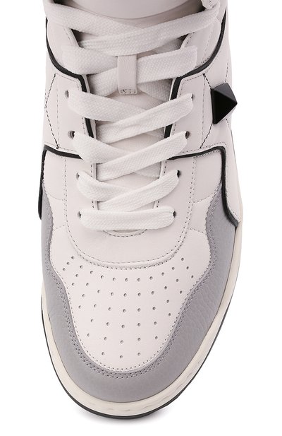 Кожаные кеды one stud VALENTINO, арт. WY2S0E63/NWN, фото 5