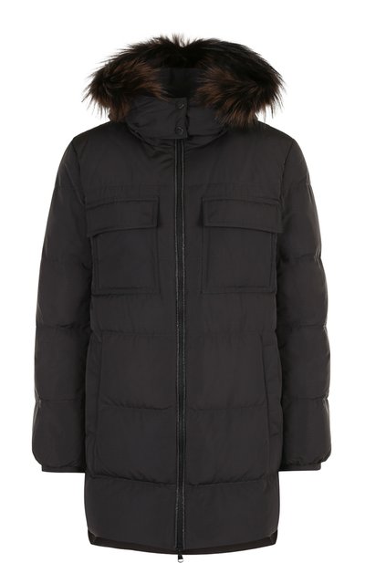 Стеганая куртка с капюшоном и воротником-стойкой BRUNELLO CUCINELLI, арт. MR5279308, фото 1