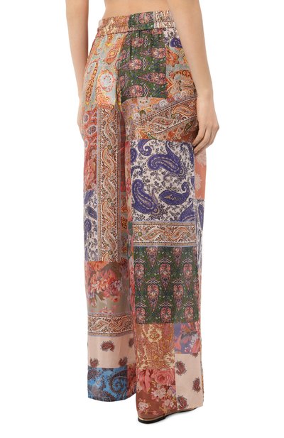 Шелковые брюки ZIMMERMANN, арт. 7044PSS231, фото 4