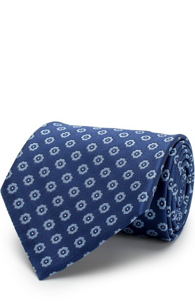 Мужской шелковый галстук с узором ZEGNA, арт. Z3D20/1XW
