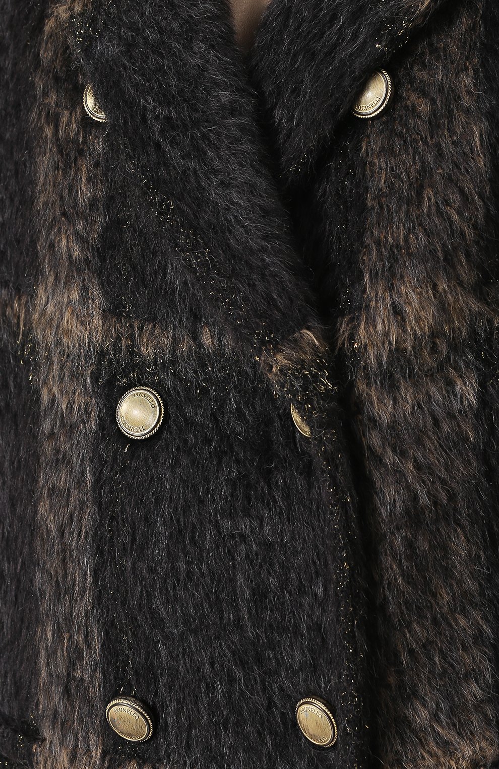 Двубортное пальто из смеси шерсти и кашемира BRUNELLO CUCINELLI, арт. MB5159189, фото 5