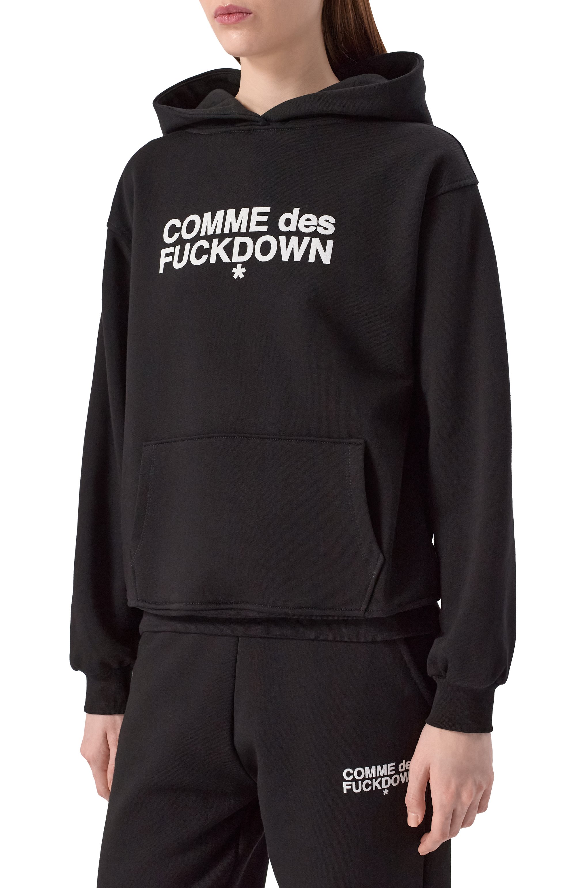 Хлопковое худи COMME DES FUCKDOWN, арт. CFABW01355, фото 3