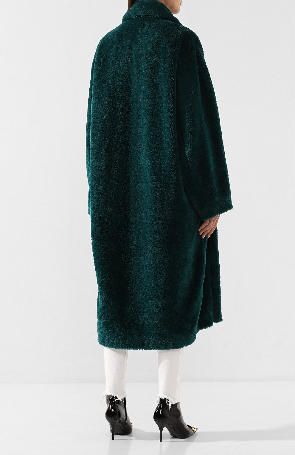 Пальто BALENCIAGA зеленого цвета по цене 209500 руб., арт. 583811/TFQ03, фото 4 Пальто BALENCIAGA, арт. 583811/TFQ03, фото 4