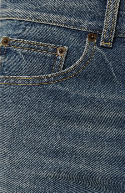 Джинсы SAINT LAURENT синего цвета по цене 95650 руб., арт. 705103/YE8634472, фото 5 Джинсы SAINT LAURENT, арт. 705103/YE8634472, фото 5