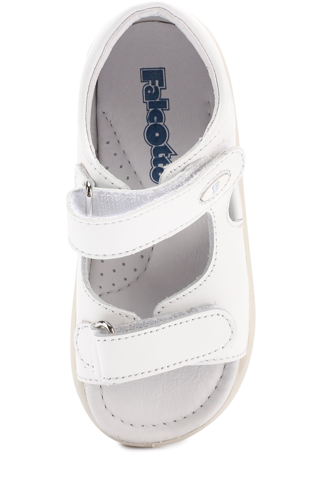 Кожаные сандалии с застежками велькро FALCOTTO, арт. 0011500594/01, фото 4