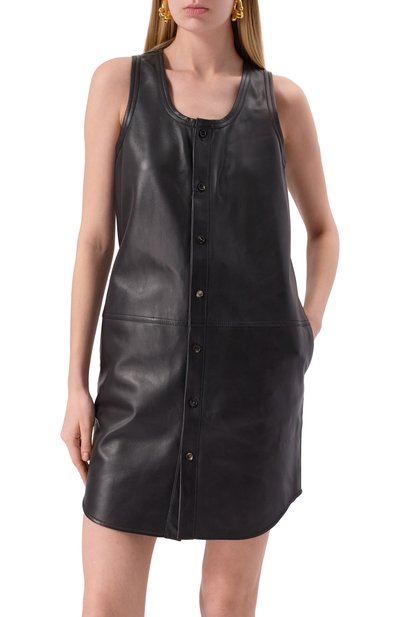 Кожаное платье BOTTEGA VENETA, арт. 816699/V3WT0, фото 3