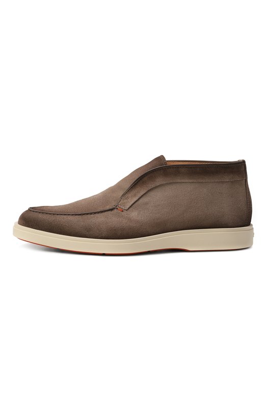 Замшевые ботинки Detroit Santoni MGDG17823TICBGEX Бежевый  MGDG17823TICBGEX Фото 4