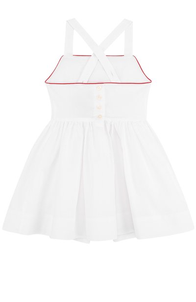 Хлопковый сарафан на бретельках с пуговицами на спине POLO RALPH LAUREN, арт. 311691368, фото 2
