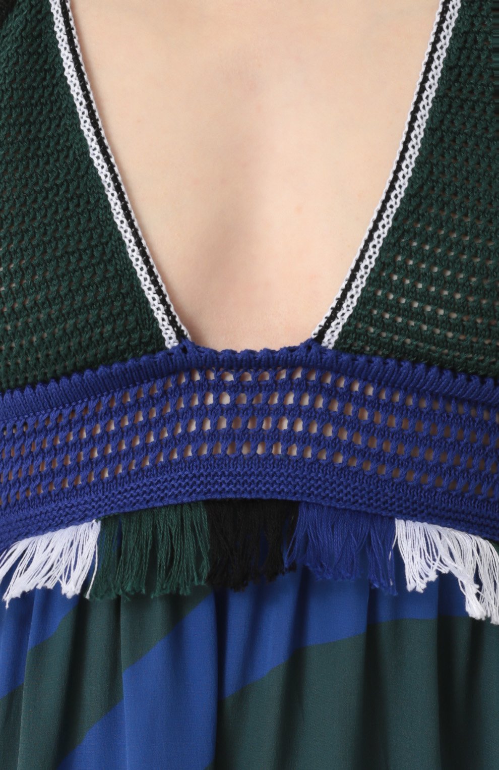 Шелковое платье-макси с открытой спиной FENDI, арт. FXX664/0GX, фото 5