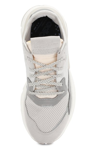 Текстильные кроссовки nite jogger ADIDAS ORIGINALS серого цвета по цене 10990 руб., арт. DA8692, фото 5 Текстильные кроссовки nite jogger ADIDAS ORIGINALS, арт. DA8692, фото 5