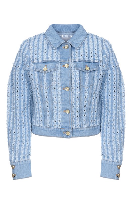 Джинсовая куртка Nina Ricci 26PDVE012/C01118 Голубой 26PDVE012/C01118