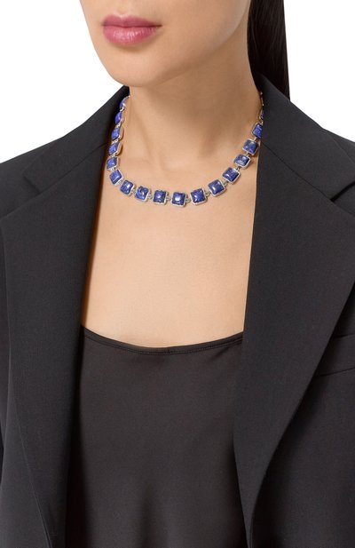Колье sofya SEVENWORLDS синего цвета по цене 108000 руб., арт. SW831/2, фото 2 Колье sofya SEVENWORLDS, арт. SW831/2, фото 2
