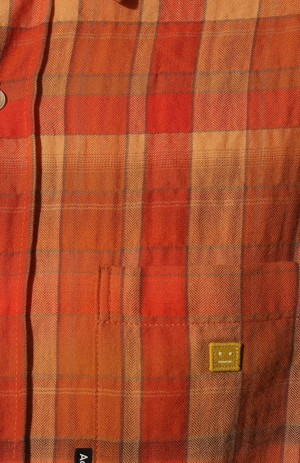 Хлопковая рубашка ACNE STUDIOS, арт. CB0032/W, фото 5