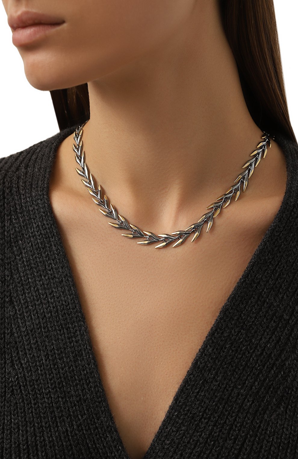 Колье MIDGARD PARIS разноцветного цвета по цене 32500 руб., арт. 5752g, фото 2 Колье MIDGARD PARIS, арт. 5752g, фото 2