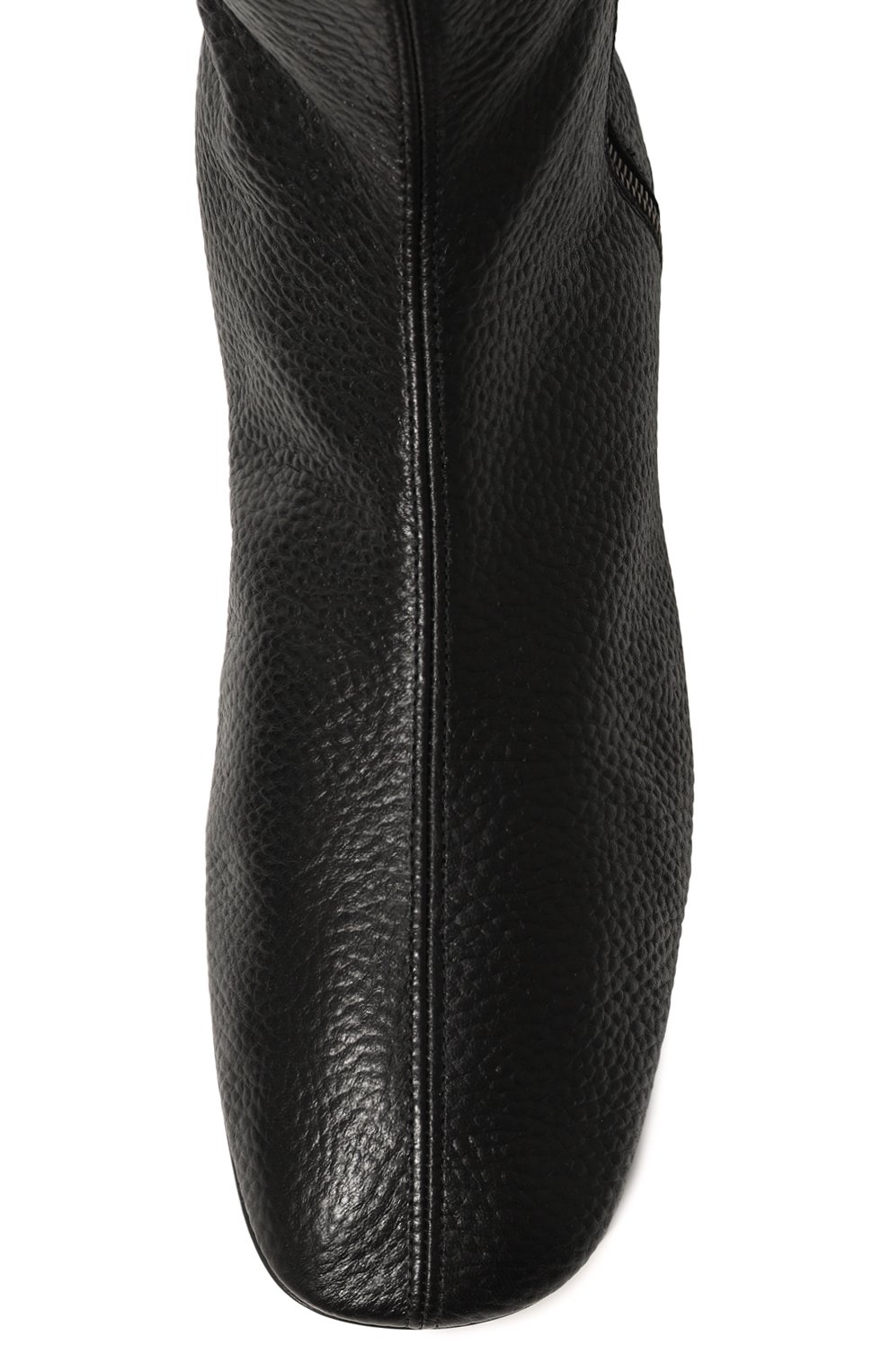 Кожаные полусапоги DRIES VAN NOTEN черного цвета по цене 79150 руб., арт. MS242-1318/111, фото 6 Кожаные полусапоги DRIES VAN NOTEN, арт. MS242-1318/111, фото 6