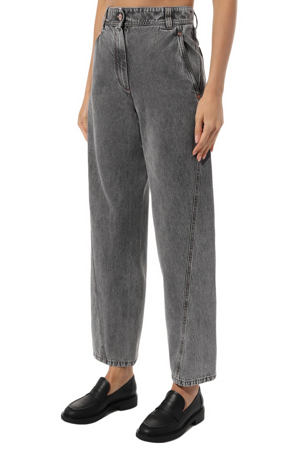 Джинсы BRUNELLO CUCINELLI темно-серого цвета по цене 149000 руб., арт. MH188B1246, фото 3 Джинсы BRUNELLO CUCINELLI, арт. MH188B1246, фото 3