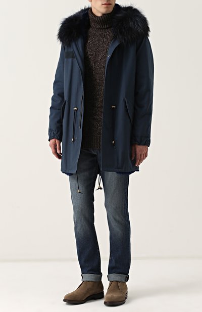 Парка с внутренней меховой отделкой F66, арт. RB300-VNGSN-LPLPM, фото 2