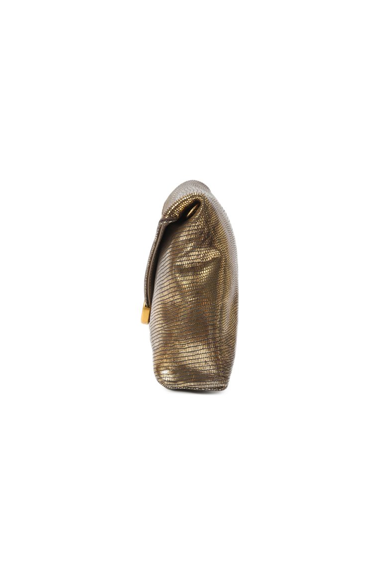 Женская сумка DRIES VAN NOTEN золотого цвета, арт. 251-011510-205 | Фото 4 (Материал: Натуральная кожа; Размер: mini; Женское Кросс-КТ: Вечерняя сумка)