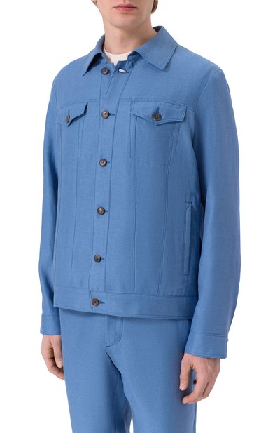 Куртка изо льна и шелка MVST, арт. M26.CSM.T403/TXAVI, фото 3