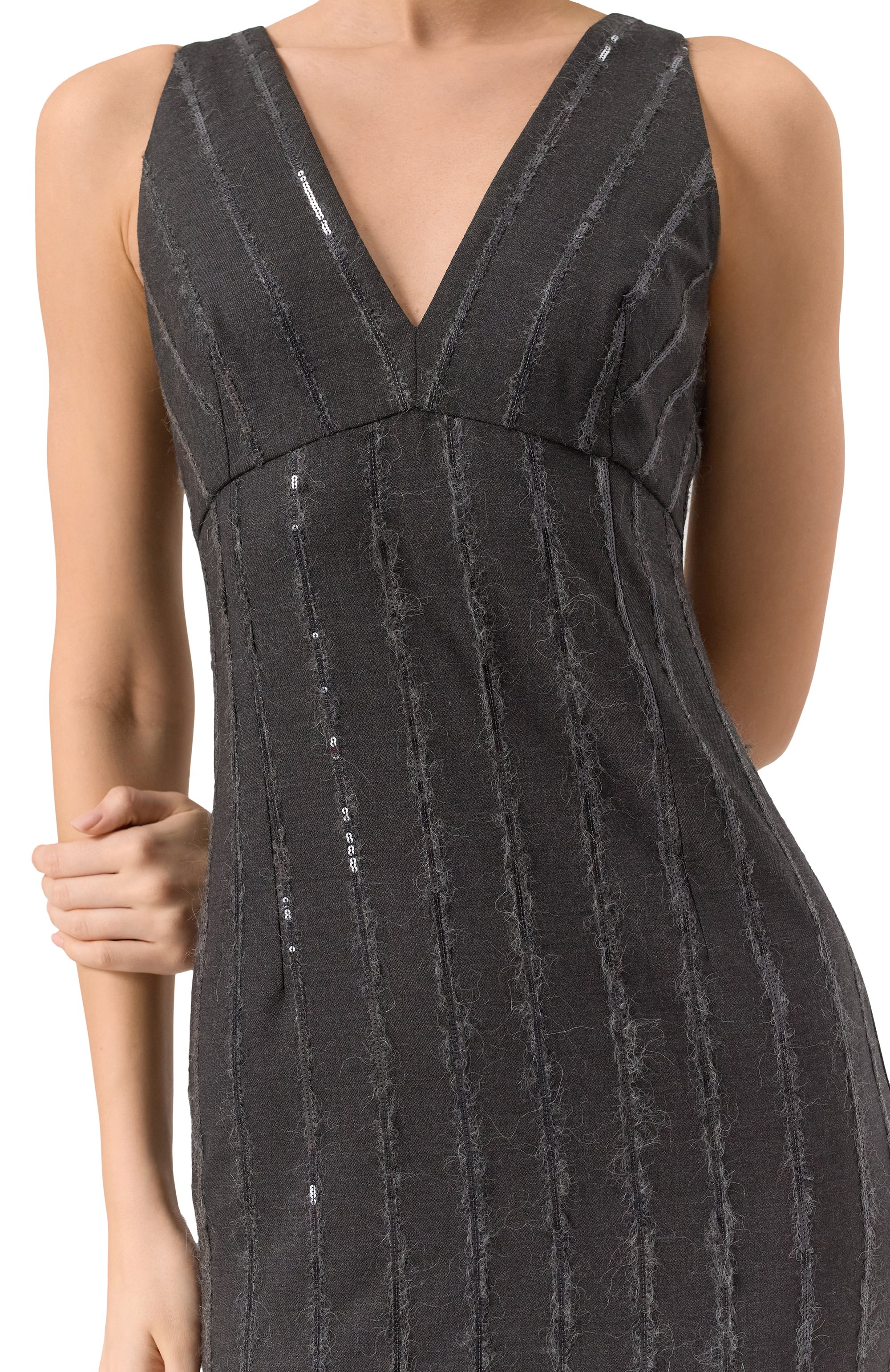 Шерстяное платье BRUNELLO CUCINELLI, арт. MG912AHQ91, фото 5