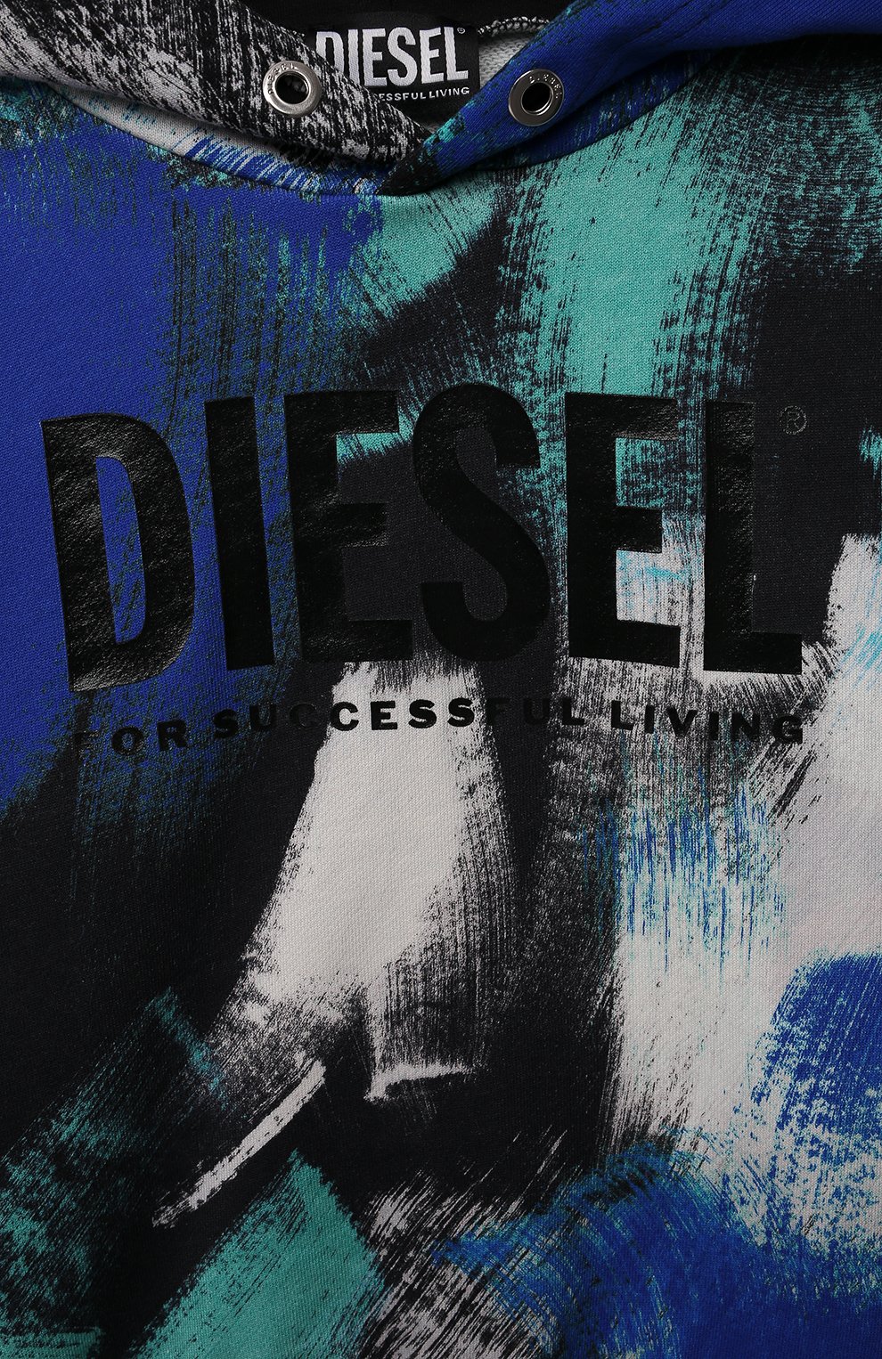 Хлопковое худи DIESEL, арт. J00553-KYASR, фото 3