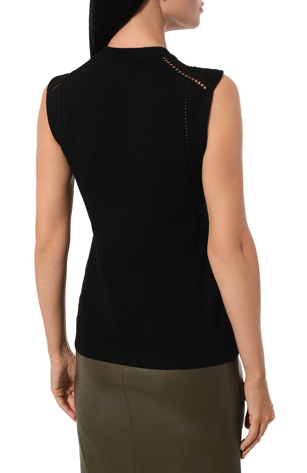 Топ из шерсти и хлопка JIL SANDER, арт. J01NC0139/J14617, фото 4