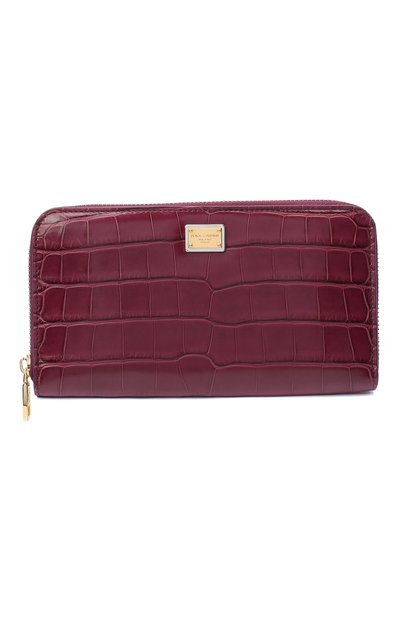 Кошелек из кожи аллигатора DOLCE & GABBANA, арт. BI0473/B2DH1/AMIS, фото 1