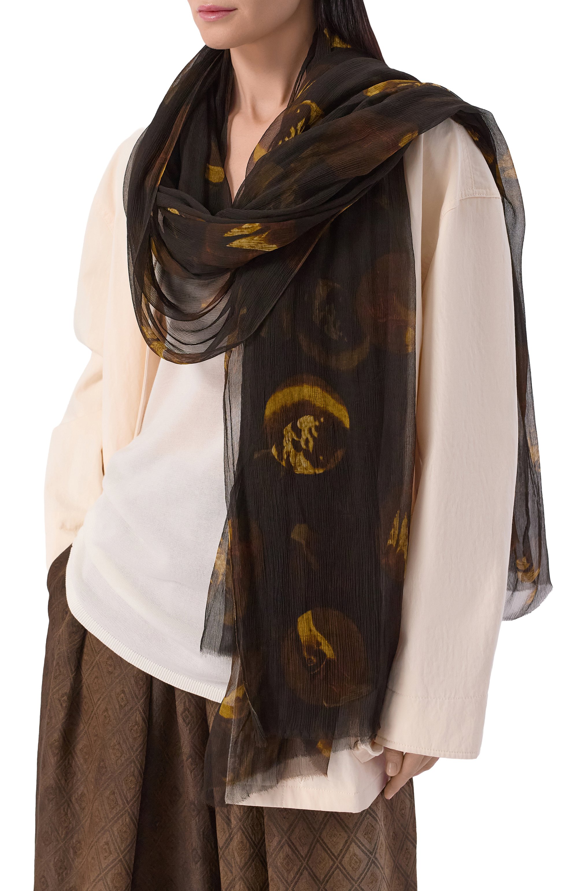 Шелковый шарф UMA WANG, арт. A0 M UA0245, фото 2