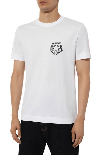 Хлопковая футболка GIVENCHY, арт. BM716G/3Y86, фото 3