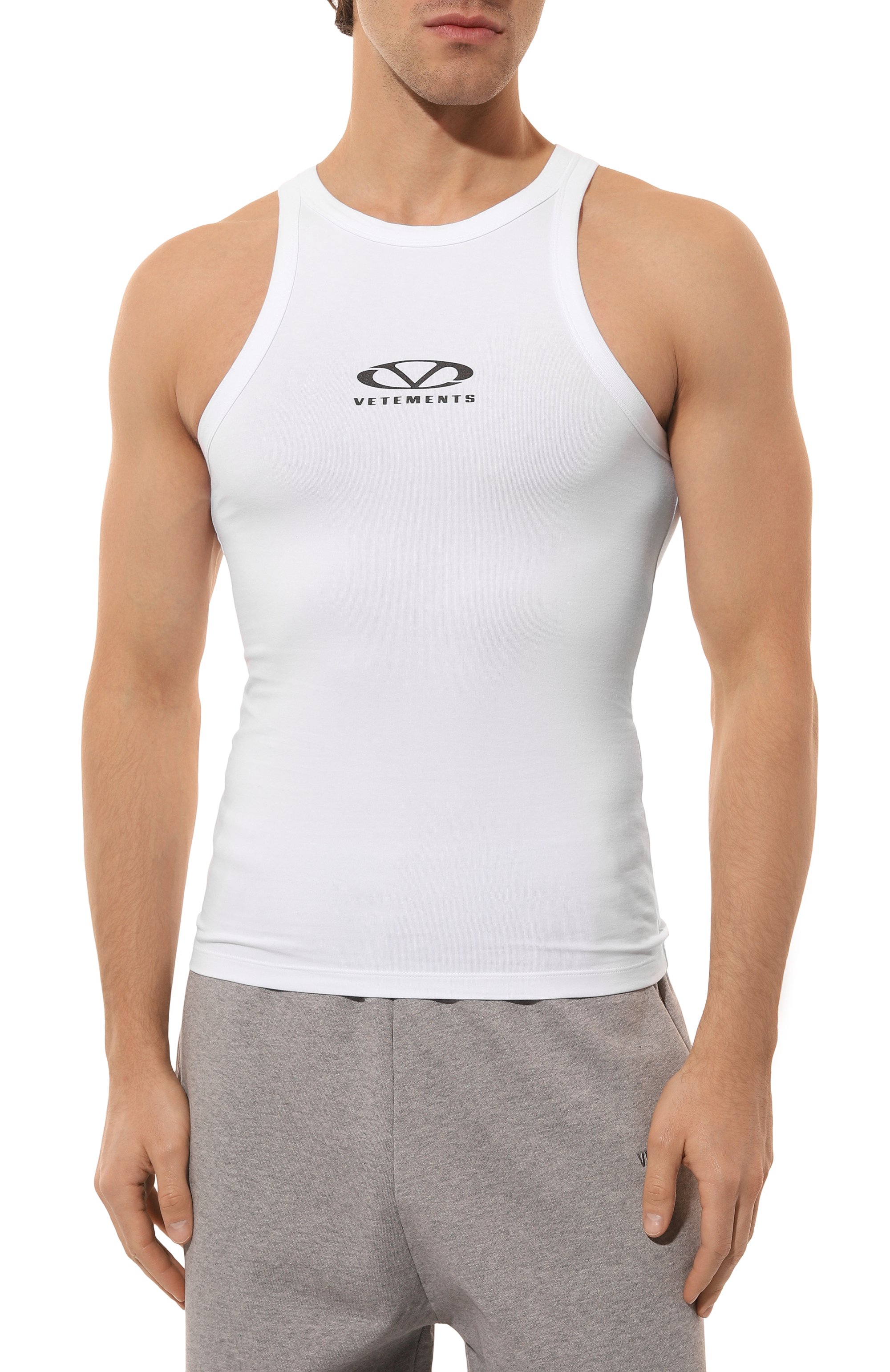 Хлопковая майка VETEMENTS, арт. UA66T0600W, фото 6