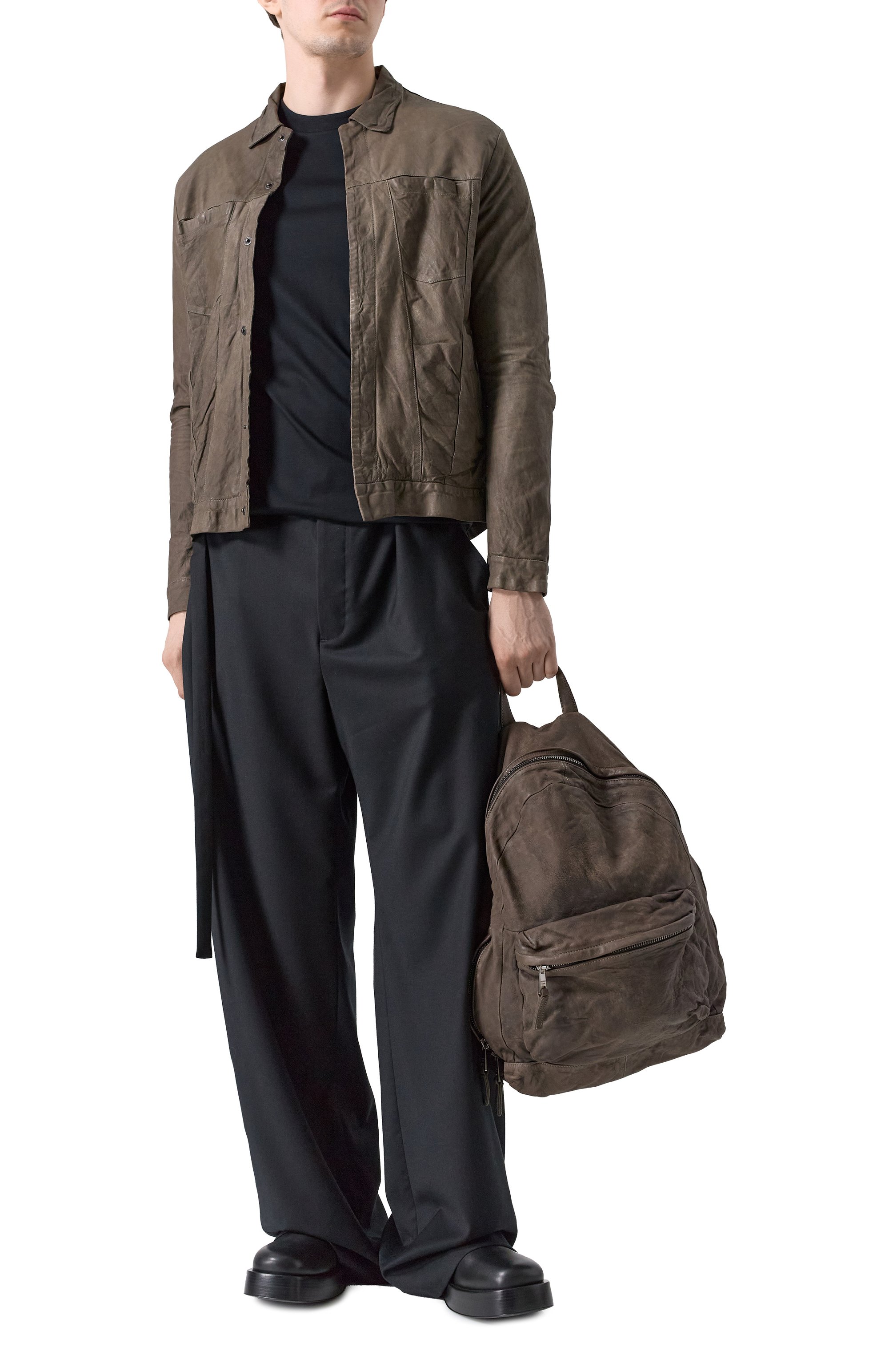 Рюкзак GIORGIO BRATO коричневого цвета по цене 97250 руб., арт. BS25S2401VBRUSH, фото 7 Рюкзак GIORGIO BRATO, арт. BS25S2401VBRUSH, фото 7