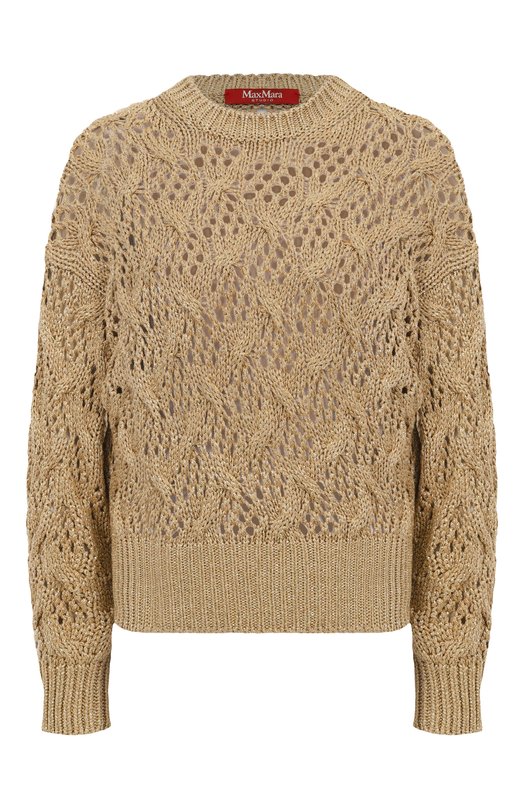 Свитер из вискозы Max Mara Studio PILADE Бежевый PILADE