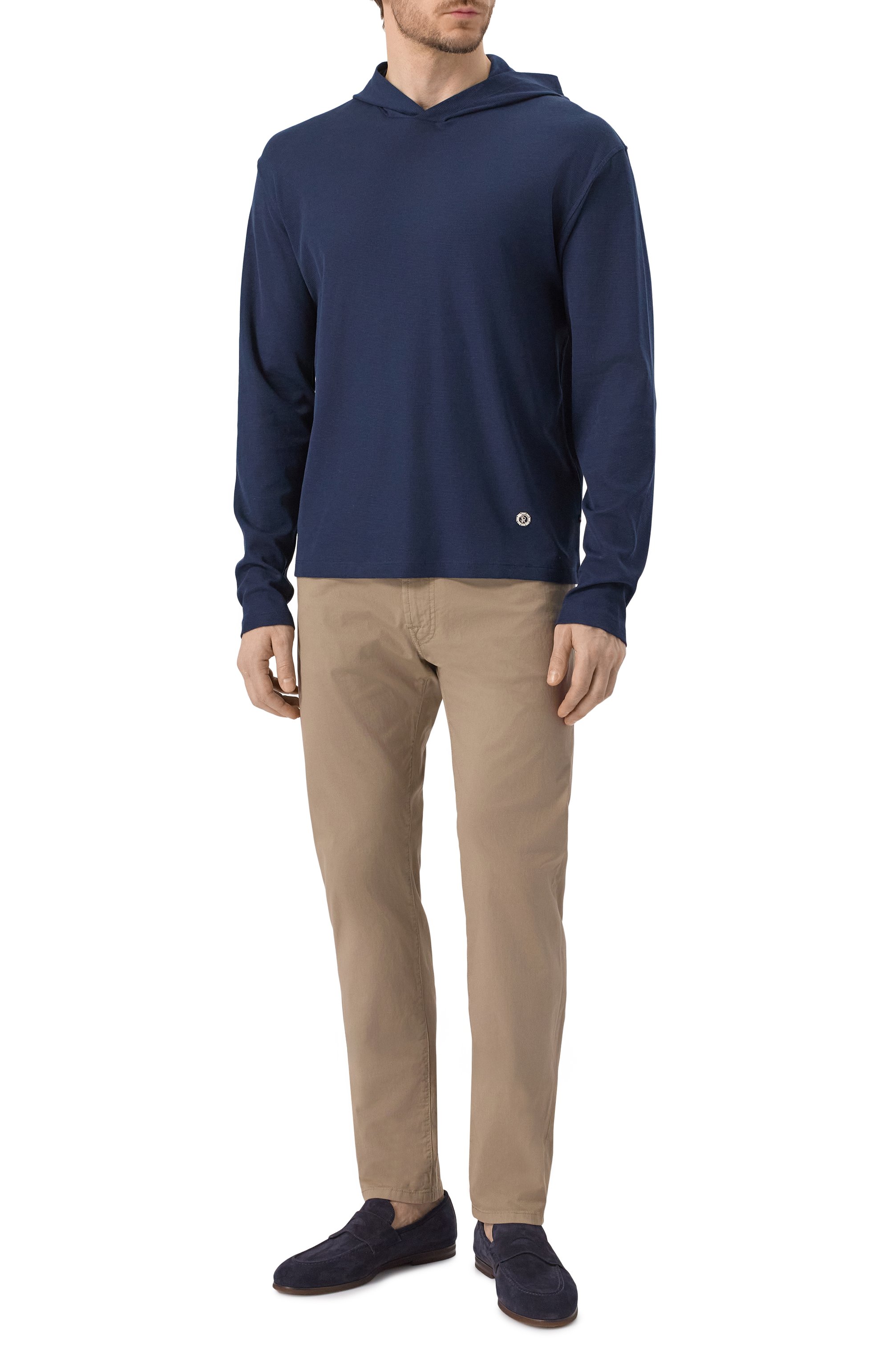 Лонгслив из хлопка и шелка STEFANO RICCI, арт. MNH5104221/CTK01S, фото 2