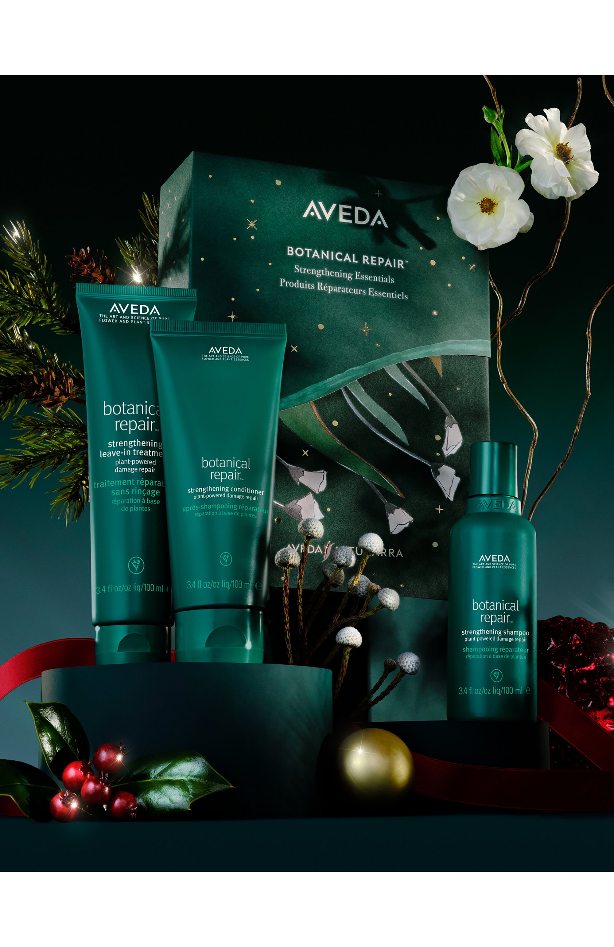 Набор для волос botanical repair™ strengthening essentials (3x100ml) AVEDA, арт. V3QA-01, фото 2