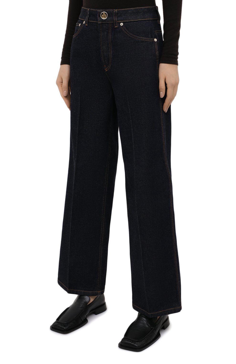 Джинсы LANVIN темно-синего цвета по цене 66200 руб., арт. RW-TR0024-D005-E21, фото 3 Джинсы LANVIN, арт. RW-TR0024-D005-E21, фото 3