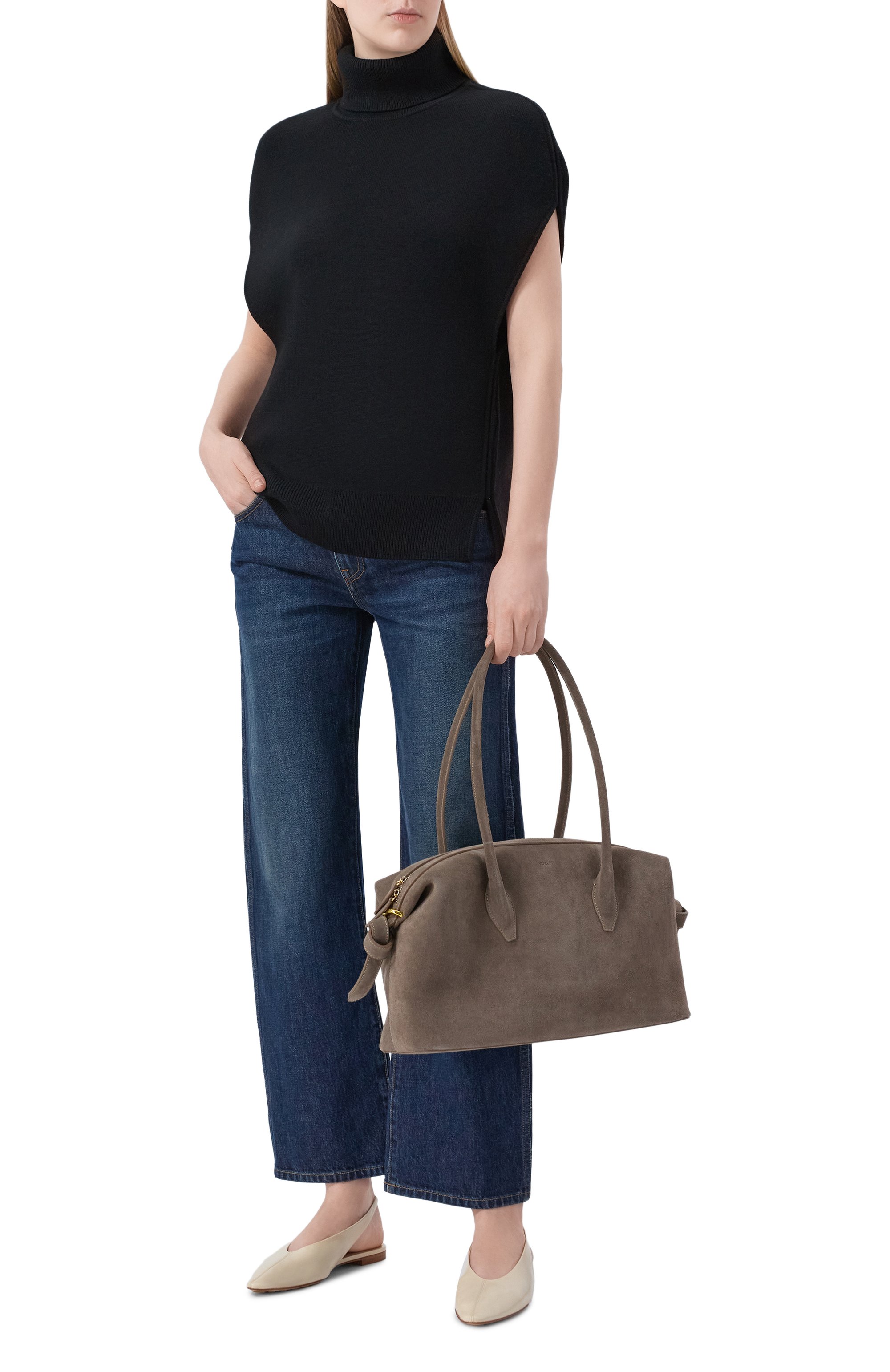 Сумка brioche duffle YUZEFI, арт. BRI0CHE DUFFLE/SUEDE, фото 3