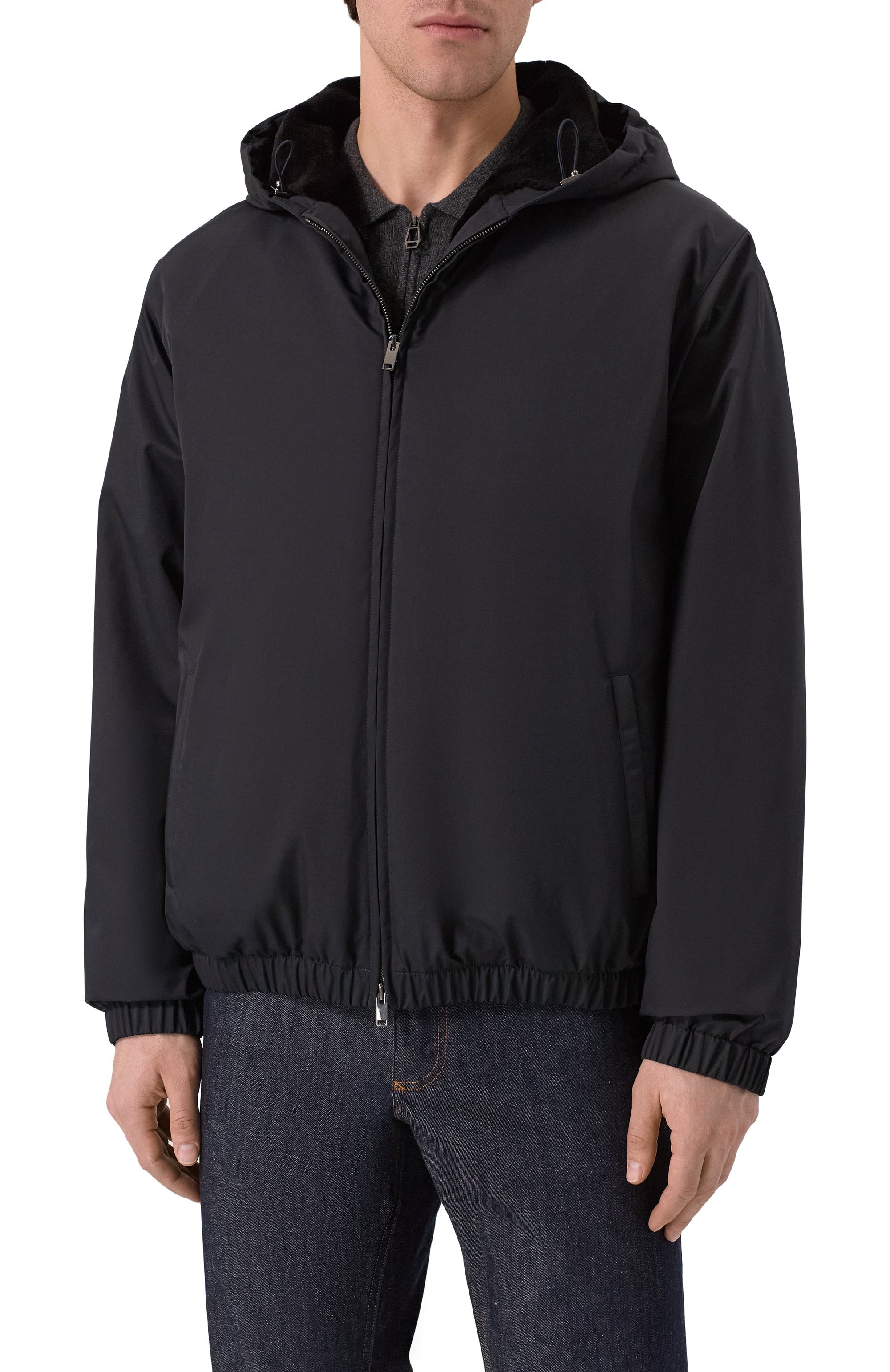 Пуховый бомбер с подкладкой из норки MVST, арт. FTECK-ME5635-4V/DRG1674, фото 3