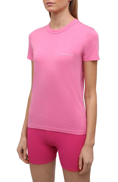 Хлопковая футболка JACQUEMUS, арт. 211JS003-2160, фото 3