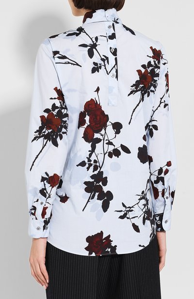 Хлопковая блузка DRIES VAN NOTEN, арт. 192-10759-8007, фото 4