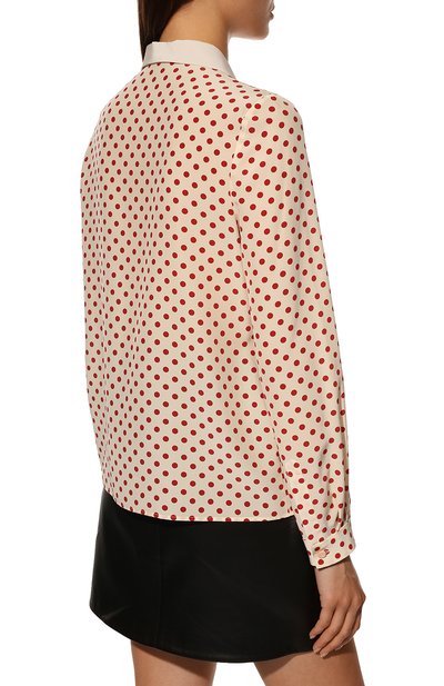 Шелковая блузка MIU MIU, арт. MK1622-10MB-F059I, фото 4