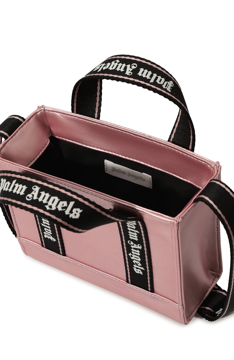 Сумка PALM ANGELS светло-розового цвета по цене 22600 руб., арт. PGNA002S24FAB001, фото 3 Сумка PALM ANGELS, арт. PGNA002S24FAB001, фото 3