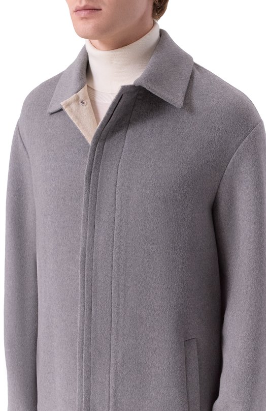 Пальто из шерсти шиншиллы и кашемира MVST M25.1PM.C002/F036 Серый  M25.1PM.C002/F036 Фото 5