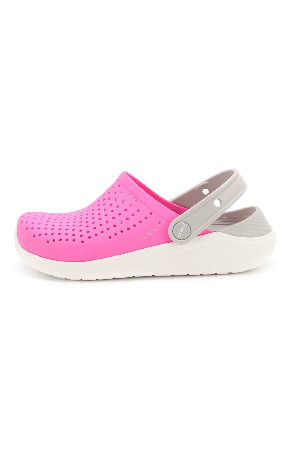 Сабо lite ride CROCS розового цвета по цене 3600 руб., арт. 205964-6QR, фото 2 Сабо lite ride CROCS, арт. 205964-6QR, фото 2