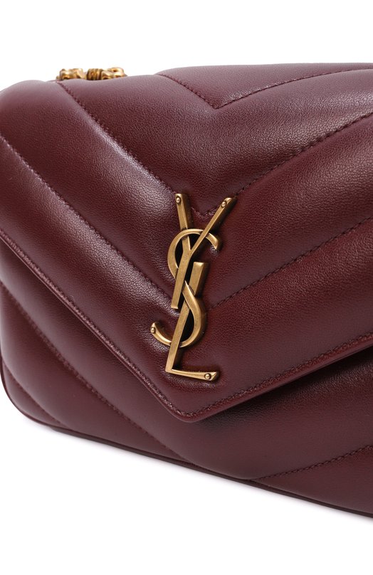 Сумка Loulou small Saint Laurent 801437/AAEAX Бордовый  801437/AAEAX Фото 3