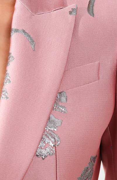 Жакет ALEXANDER MCQUEEN розового цвета по цене 264000 руб., арт. 583759/QGAAB, фото 5 Жакет ALEXANDER MCQUEEN, арт. 583759/QGAAB, фото 5